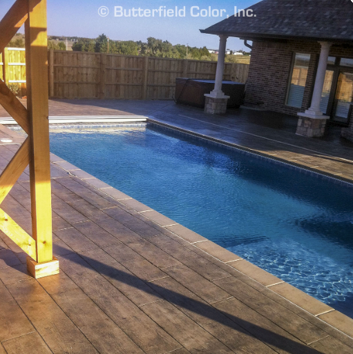 Stamped Concrete Wood patterns